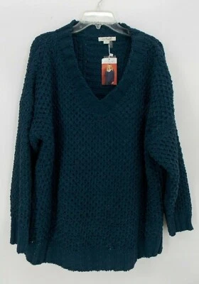 Просто Noelle свитер женский размер L/XL 12-14 V шеи полиэстер вискоза новый с Ярлыками - Изображение 1 из 4