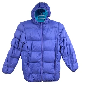 Triple Star light weight down packable puffer jacket Blue Teal Girls Youth XL - Picture 1 of 9
