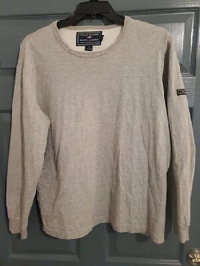 Felpa vintage Ralph Lauren Polo Sport Sportsman uomo LG grigia usata in ottime condizioni - Foto 1 di 24