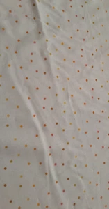 100% cotton fabric by the meter flower Market Polka Dot Light Orange - Picture 1 of 1
