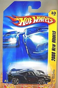 2008 Hot Wheels #33 New Models 33/40 FERRARI FXX Black w/Chrome Pr5 Spoke Wheels - Picture 1 of 5