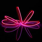 LED Glow EL Wire Neon String Strip Lights Car Interior Atmosphere Rope Tube 12V
