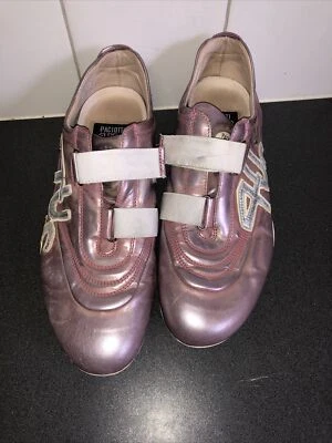 Zapatillas deportivas Cesare Paciotti 4US vintage rosa/plateado para mujer charol EU 43 Foto 1 de 4