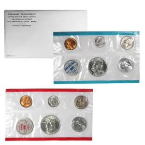 1963 U.S. Mint Set Not Sealed - Picture 1 of 2