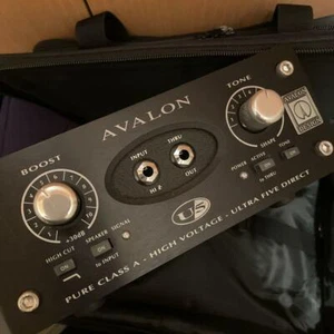 AVALON DESIGN U5 BLACK DI Instrument DI-Preamp Limited from Japan USED Excellent - Picture 1 of 3