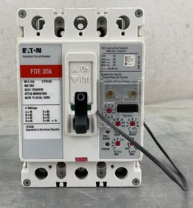 EATON FDE308035 CIRCUIT BREAKER 80 A 3P 600VAC TMA - Picture 1 of 7