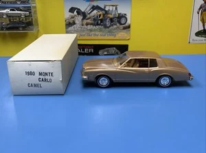 DEALER PROMO 1980  CHEVROLET MONTE CARLO RARE  ( CAMEL ) WITH BOX - Picture 1 of 10