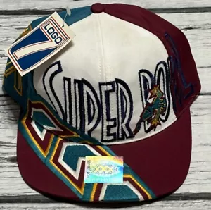 Vintage XXX SUPER BOWL DALLAS COWBOYS Champions LOGO 7 HAT SNAPBACK cap RARE OG - Picture 1 of 9