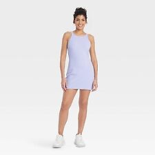 Women's Fine Rib Active Dress - All In Motion Lilac Purple M
