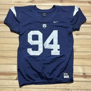 Vintage Nike UConn Huskies Blue Game NCAA Cut Football Jersey Size 2XL - Picture 1 of 8