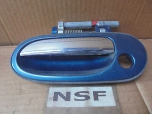 NISSAN ALMERA N16 2000-2003 EXTERIOR DOOR HANDLE CHROME BLUE Z01K, 1 ONLY - Picture 1 of 6
