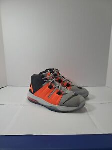 Nike Boys Air Max Charge GS CD7027-006 Gray Orange Running Athletic Shoes Size7y