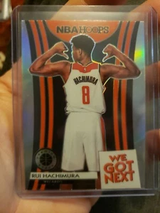 2019-20 NBA Hoops Premium Stock RUI HACHIMURA SP RC HOLO silver Prizm we gt next - Picture 1 of 12