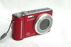 Panasonic LUMIX DMC-TZ7 10.1 MP Digitalkamera - Rot - Bild 1 von 15