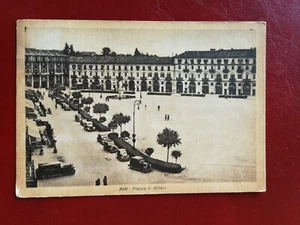 ASTI PIAZZA ALFIERI CON VECCHIE AUTO VIAGGIATA 1954 FG #243 - Imagen 1 de 2