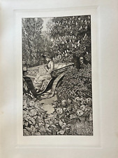 MAX KLINGER No. II "Im Wagen" Etching Print, 14" x 19" (Paper)