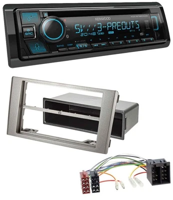 Kenwood Bluetooth USB CD MP3 DAB Autoradio für Iveco Daily (2006-2014) silber - Bild 1 von 4
