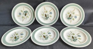 Set of 6 Woods Ware Clovelly Lunch Plates 17.5cm Diameter - Foto 1 di 5