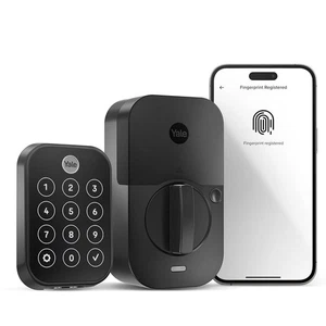 NUEVO Yale Assure Lock 2; Cerradura de puerta inteligente sin llave con acceso Wi-Fi y huellas dactilares - Imagen 1 de 5
