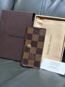 Excellent Condition  LOUIS VUITTON Damier Key Case From Japan - Picture 1 of 12