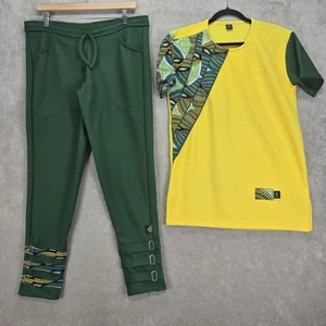 Wear Ghana Unisex 2 Piece Shirt (Size S) & Pant (Size M) Outfit Unique - Picture 1 of 24