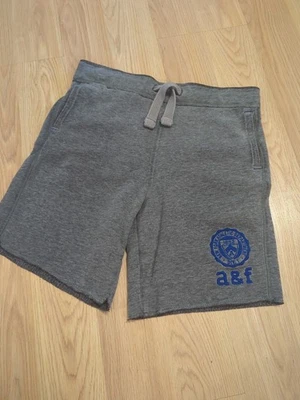 Pantalones Cortos de Gimnasio Abercrombie & Fitch Azul Rendimiento Con Bolsillos Niños Talla M Foto 1 de 4