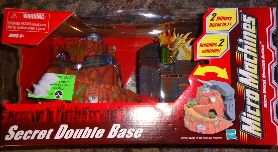 2003 Hasbro Micro Machines Military Secret Double Base Brand-