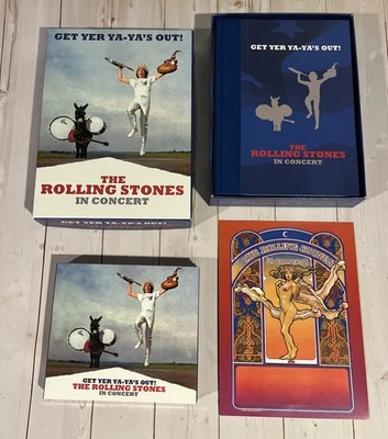 The Rolling Stones In Concert Get Yer Ya-Ya's Out 3 CD 1 DVD Book Post Card 2009 Foto 1 de 4
