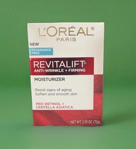 NEW L'Oréal Revitalift Anti-Wrinkle + Firming MOISTURIZER Retinol 2.55 Oz Bonus - Picture 1 of 8