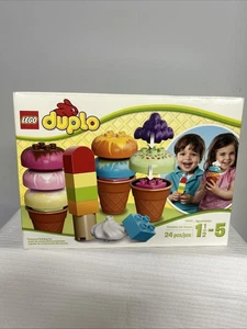 Lego Duplo 10574 Creative Ice Cream 100% Complete Set Dessert Popsicle Treats - Picture 1 of 8