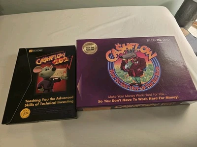 Cashflow 101 & 202 Boardgame by Robert Kiyosaki Rich Dad Investing Game Finance  - Image 1 of 3