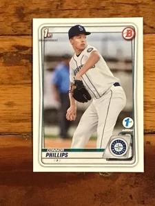 Bowman Draft 2020 primera edición Connor Phillips #BD-71 1st Bowman - Imagen 1 de 2