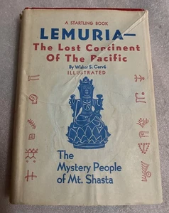 Lemuria The Lost Continent of the Pacific Wishar S. Cerve HBDJ AMORC 1984 2nd Pr - Picture 1 of 4