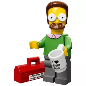 LEGO The Simpsons Series 1 Collectible Minifigures 71005 - Ned Flander (SEALED) - Picture 1 of 2