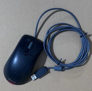 Microsoft Wheel Mouse Optical USB X802382 1.1A Black MWO - Picture 1 of 2