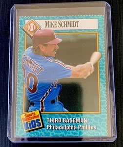 MIKE SCHMIDT RARE Philadelphia #90 MLB Sports Illustrated for Kids 1989 SI NM+