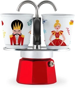 Bialetti Schiaccianoci Moka Mini Express con 2 Tazzine Porcellana - Imagen 1 de 3