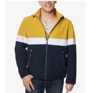 Nautica Herren Color Block Regenmantel - Bild 1 von 5