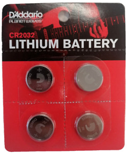 D'Addario Cr2032 4 Lithium Batteries 3 Volt Longer Life Lithium Battery