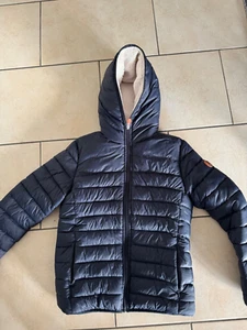 Save the Duck Jungen Winterjacke dunkelblau Gr. 152 - Bild 1 von 3
