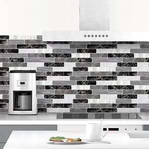 Peel and Stick Backsplash Wallpaper, WENMER, Waterproof, Self Adhesive Removable - Picture 1 of 12