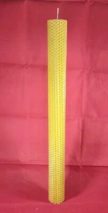 1 candle 100% PURE beeswax PILLAR CANDLES Eco-friendly (size: 40cm x 3.5cm) - Picture 1 of 2