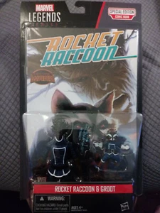 Marvel Legends Groot & Rocket Racoon Figuren mit Comic Neu in OVP  - Bild 1 von 1