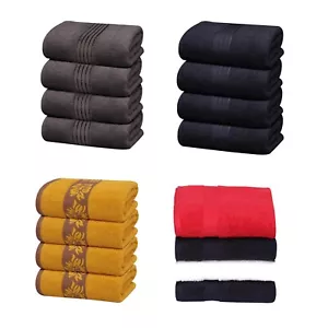 27x54 Absorbent &Soft Cotton Hand & Face Shower Towel Set Spa Bathroom Towel Set - Picture 1 of 67