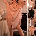 Pyjama Von Frauen Schlafanzug Elasthan Heim Komfortabel Nachthemd Nachtwäsche
