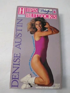 Denise Austin Hips thighs & Buttocks VHS Workout Parade 1989 Vintage - Imagen 1 de 4
