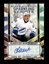 VLADISLAV NAMESTNIKOV 2022/23 UD BLACK DIAMOND SPARKLING SCRIPTS AUTO S7307