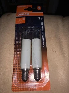2 x Gemeinschaftskerzen Ivory Osram E10 15V 3W -> 6131 oder E14 15V 7W -> 6141 - Bild 1 von 1
