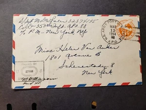 APO 88 ORAN, ALGERIA, North AFRICA 1944 Censored WWII Army Cover 350th Infantry - Picture 1 of 2