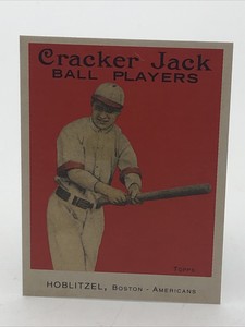 2004 Topps Cracker Jack Mini Stickers Baseball Card #55A Dick Hoblitzel